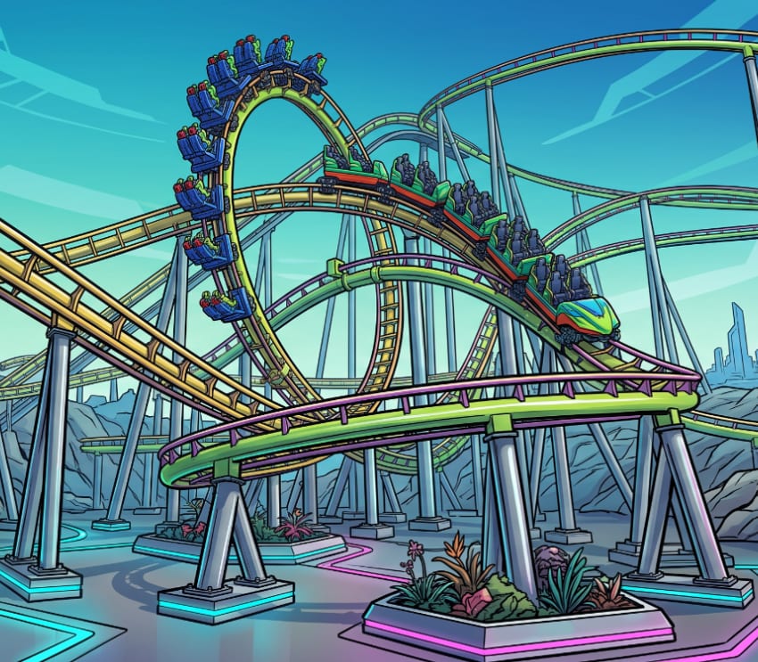 Twin Dragon Coaster — ZhipaoRides concept design