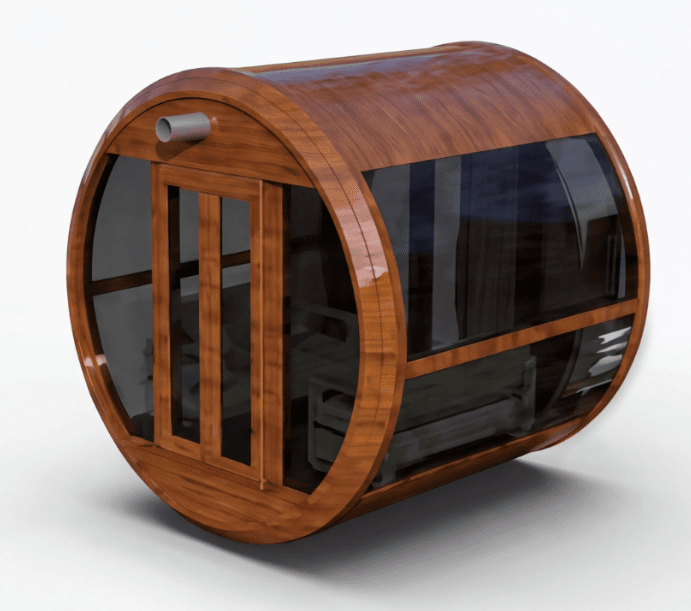 Wooden Cabin | Custom Observation Cabin Wooden Cabin — custom Ferris wheel cabin by ZhipaoRides, rustic timber-styled cabin blending natural warmth with modern engineering safety