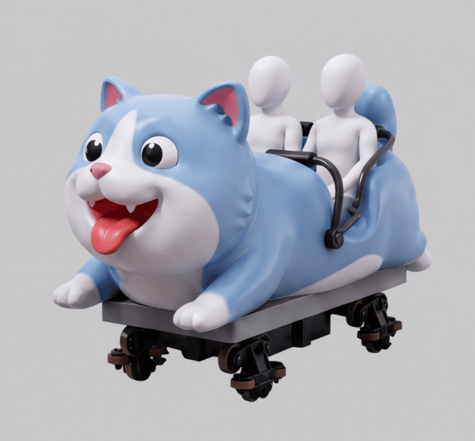 Animal-Themed Car | Custom Coaster Car Animal-Themed Car — custom roller coaster car by ZhipaoRides, sculpted animal-figure coaster vehicle for wildlife and safari themed parks