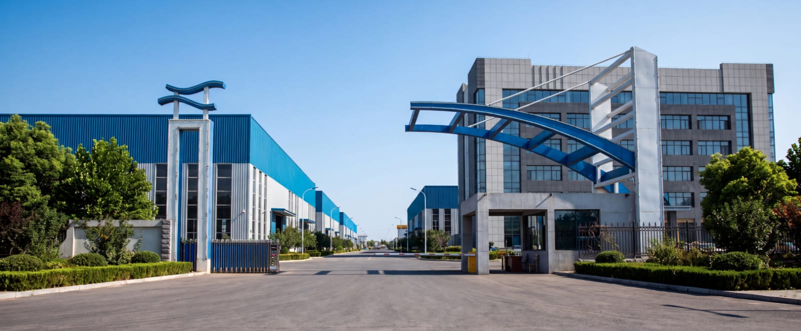 Main Gate | ZhipaoRides Main Gate — Flagship manufacturing headquarters — the gateway to 150 acres of precision engineering at ZhipaoRides smart production base