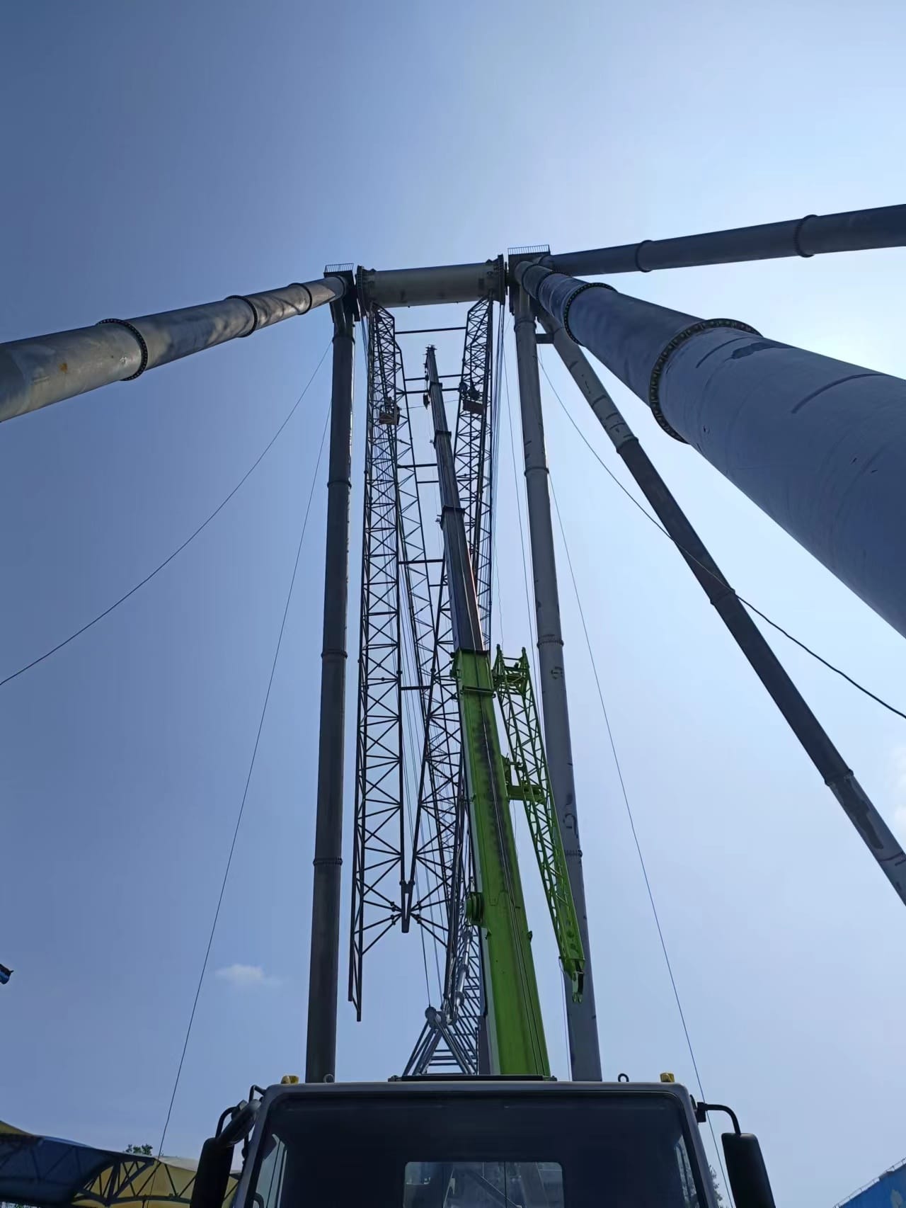 ZhipaoRides installation site 8 — professional amusement ride installation and commissioning on-site