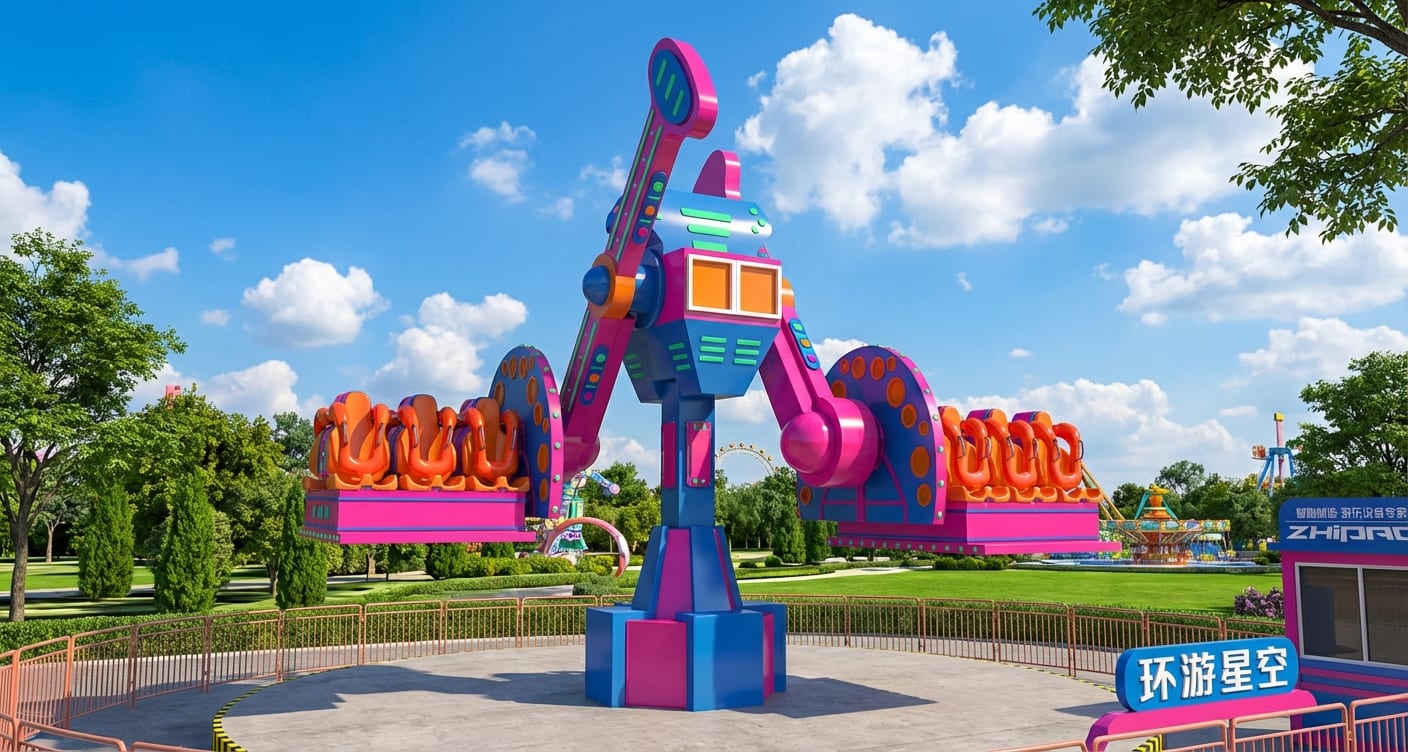 Stellar Journey — Immersive Rides manufactured by ZhipaoRides, Indoor dark ride through a cosmic wonderland — interactive star-tour adventure for family audiences.