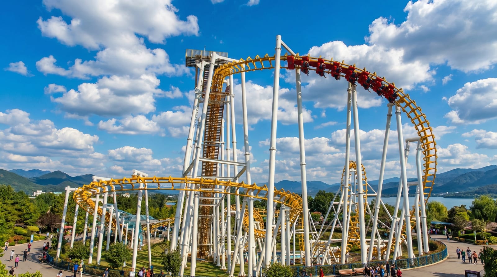 Suspended Roller Coaster — Thrill Rides manufactured by ZhipaoRides, Floorless suspended trains that swing freely through banked curves — flying sensation at every turn.