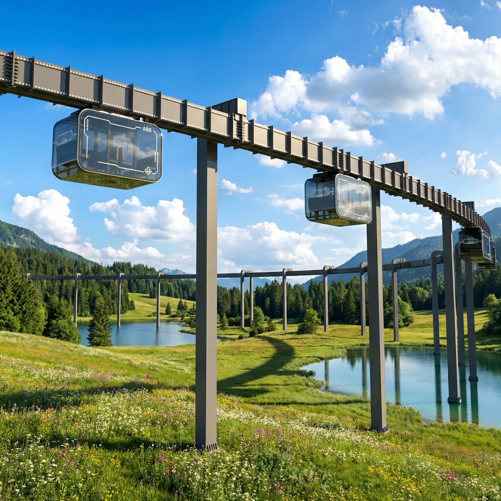 Track Train — Family Rides manufactured by ZhipaoRides, Classic sightseeing track train with customizable theming — gentle scenic tours for family parks.