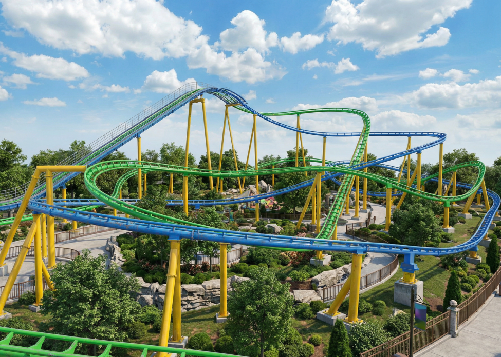 Shuanglong Roller Coaster – New Product Launch — ZhipaoRides