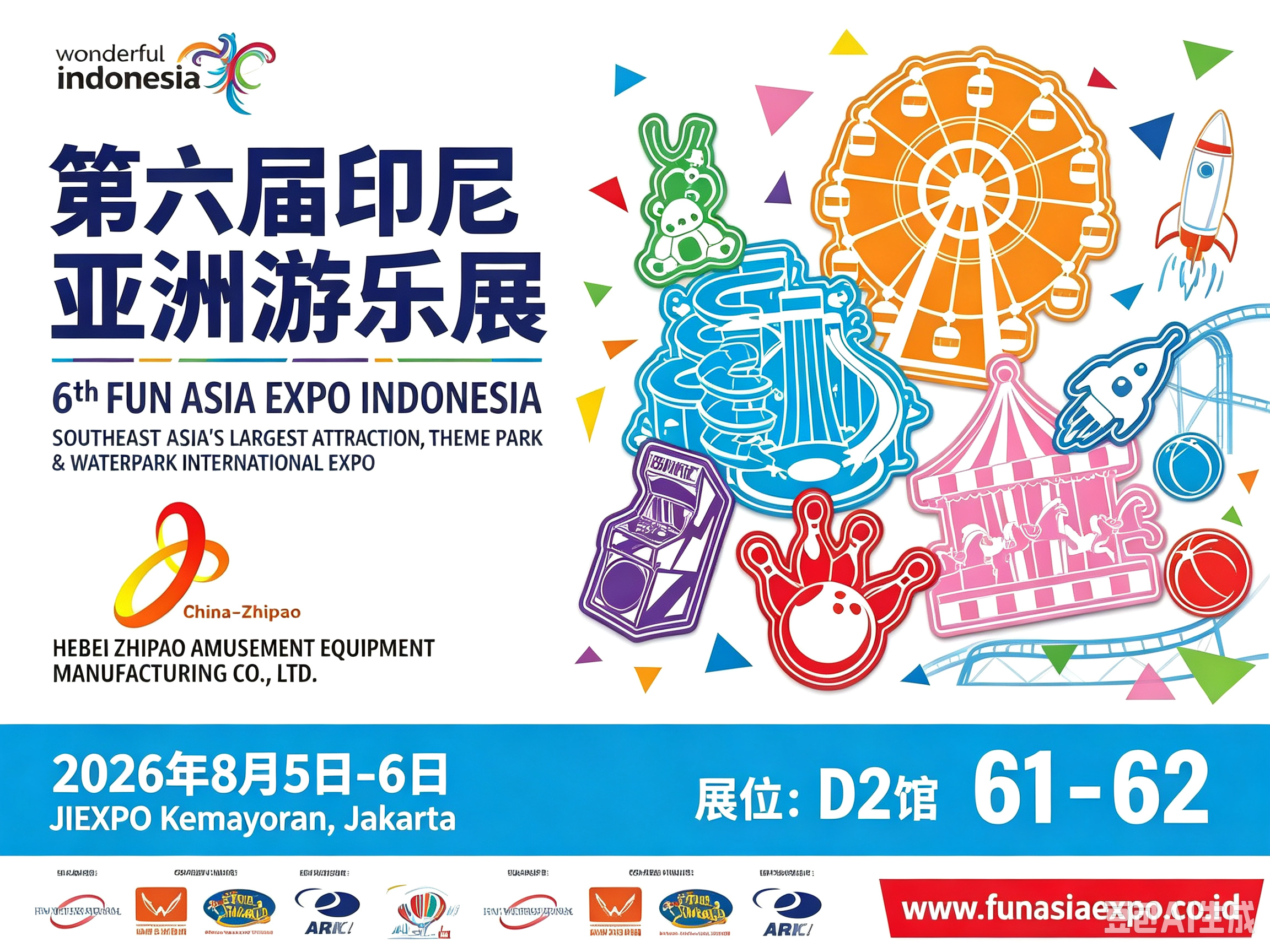 Zhipao Amusement Arrives in Jakarta – Booth Ready for 2026 FUN ASIA EXPO — ZhipaoRides news