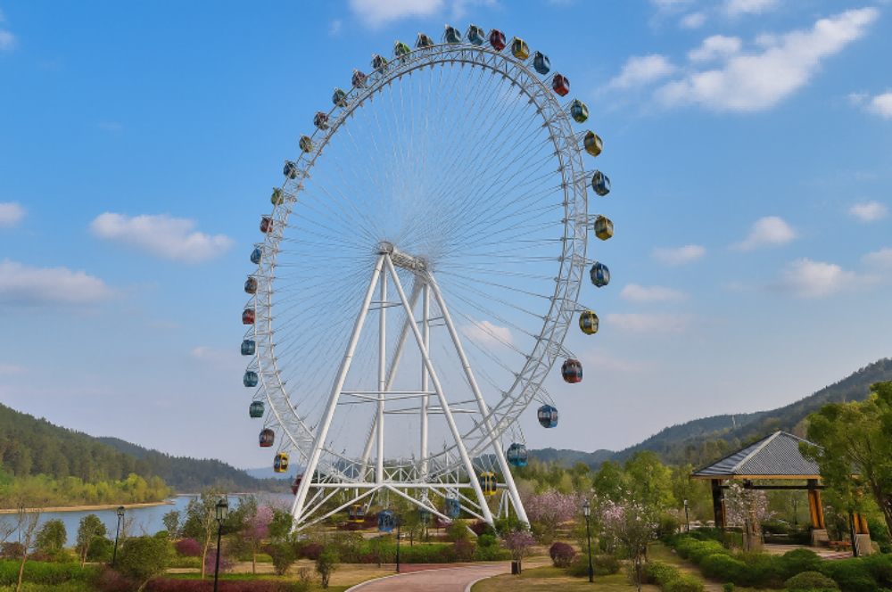 66m Pure Steel Cable Ferris Wheel photo 2 - ZhipaoRides