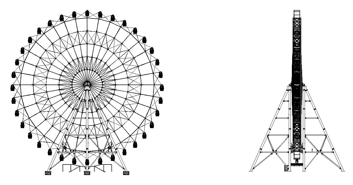 66m Truss Ferris Wheel  photo 3 - ZhipaoRides